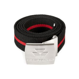 Working belt black/red