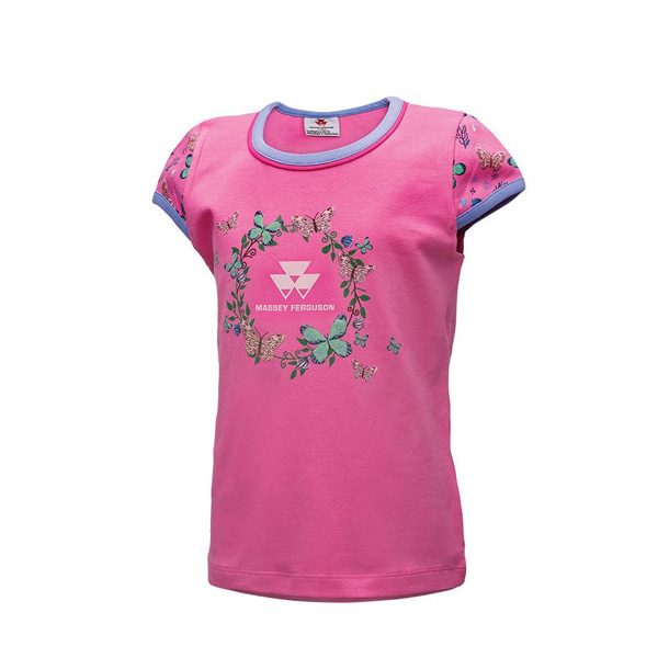Rosafarbenes T-Shirt für Mädchen