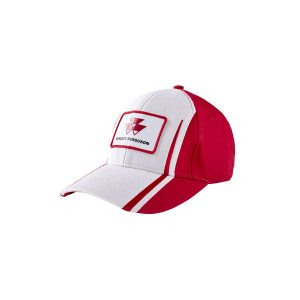 Cap red/white