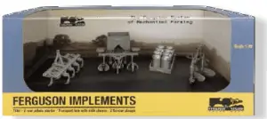 Set of 4 ferguson accessories scale 1:32