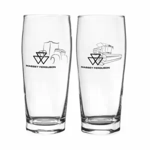 Satz mit 2 Biergläsern