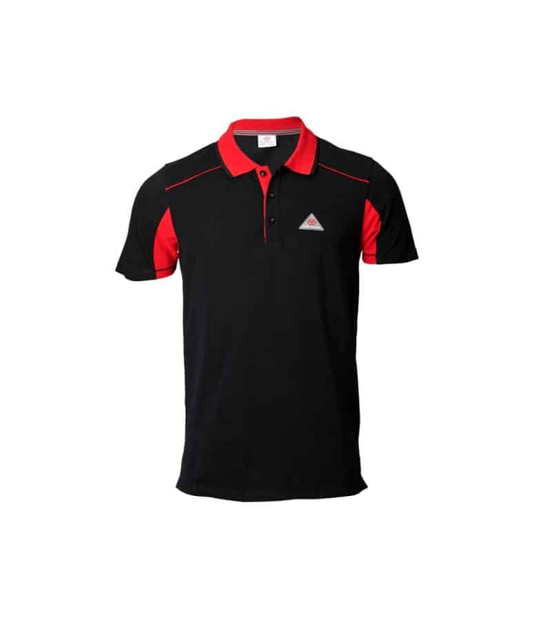 Schwarzes Poloshirt Für Damen | Neues Logo