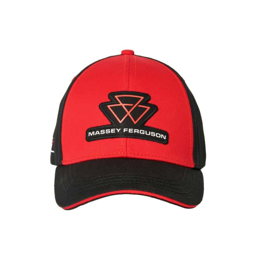 BLACK AND RED CAP