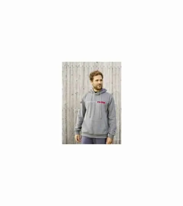 GREY UNISEX HOODIE - Image 5