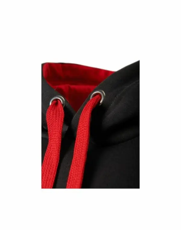 KAPUZENPULLOVER, UNISEX, SCHWARZ – Bild 3