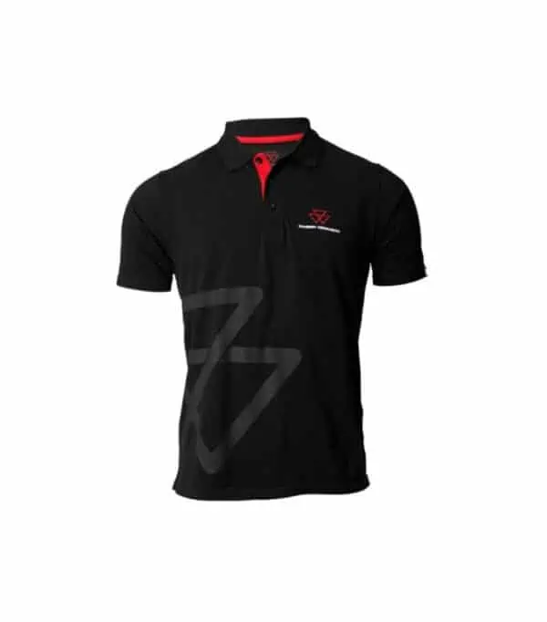 MÄNNER SCHWARZES POLOSHIRT