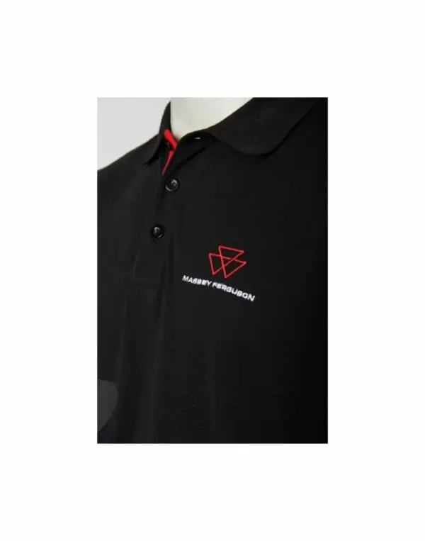 MÄNNER SCHWARZES POLOSHIRT – Bild 2