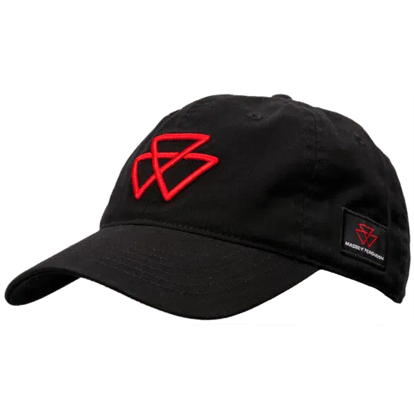 RED LOGO BLACK CAP