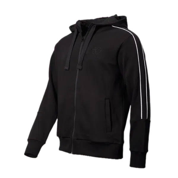 SCHWARZE JACKE MIT KAPUZE – Bild 2