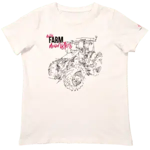 T-SHIRT MISS FARM MONSTER FÜR MÄDCHEN
