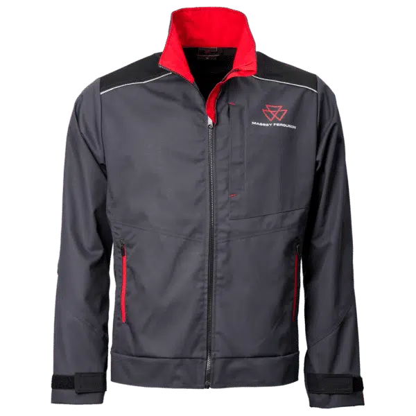 DUNKELGRAUE HERREN-ARBEITSJACKE