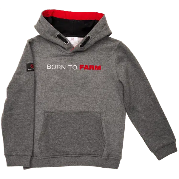 BORN TO FARM HOODY FOR KIDS