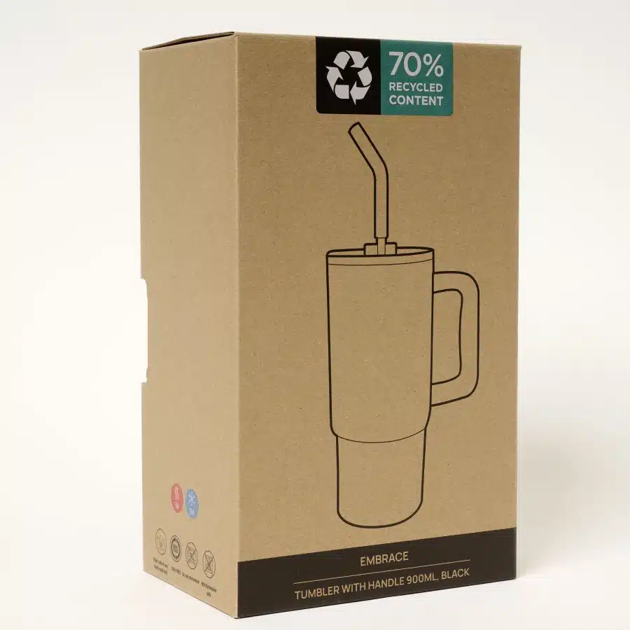 MF Recycelbarer Edelstahl Thermobecher – 900 ml – Bild 5