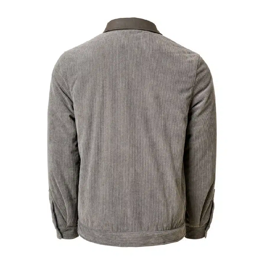 MF Schwarze Cord-Arbeitsjacke – Bild 2